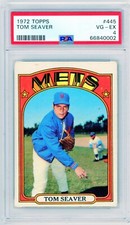 1972 Topps TOM SEAVER #445 PSA 4 VG-EX New York Mets HOF