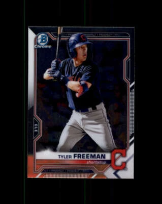 2021 Bowman Chrome Prospects #BCP119 Tyler Freeman (ref 163658) - Image 1 of 2