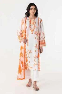 Sana Safinaz's Stitched Lawn Embroidered Shirt + Culotte + Dupatta LARGE - Picture 1 of 3