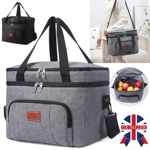 25L Cool Bag Insulated Lunch Bag Large Cooler Bags for Travel Office Work Picnic - Picture 1 of 16