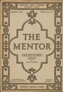 The Mentor--6 Gravures Prints-Prehistoric man--3/1/1920-----78 - Imagen 1 de 4