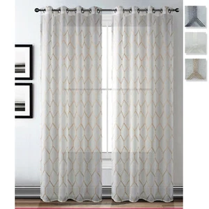 Tenda arredo 1 pannello con borchie Renato Balestra ricamata 140x280 cm 3542 - Foto 1 di 7