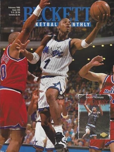 Febrero 1995 Beckett Basketball Mag - Anfernee Hardaway Donyell Marshall Jalen Rose - Imagen 1 de 3