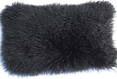 Fourrure Coussin Agneau Du Tibet des Deux Côtés D'Agneau Déco Canapé Habitation - Photo 1/4