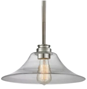 Z-Lite 428MP14-BN Brushed Nickel Annora 1-Light Pendant - Picture 1 of 5