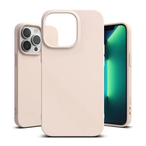 Ringke Air S Slim Silicone Matte Case for Apple iPhone 13 Pro Max - Pink Sand - Picture 1 of 11