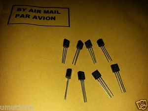 30x TRANSISTORES NUEVOS RAROS GENUINOS MOTOROLA BC369 PNP BJT PARA PREAMPLIFICADOR DE AUDIO! - Imagen 1 de 1