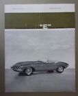 Jaguar E Typ S1 Original 1961 UK Mkt Fields Liegeeimersitze Broschüre