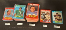 1971 Topps Football Cards 151-263 (P-NM) - You Pick - Complete Your Set