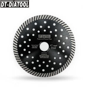 6"/150mm Diamond Turbo Saw Blade Cutting Wheel Disc for Tile Granite Concrete - Picture 1 of 8