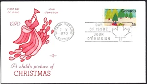Canada #530 "SNOWMOBILE & TREE" Fine Used 1970 Rosecraft Cover - Picture 1 of 2