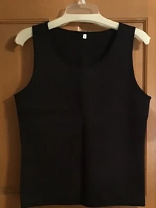 Men’s Neoprene Sauna Pullover Vest. Size MED. BLACK. ITEM 168D - Picture 1 of 2