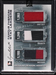 2012 ITG Superlative Volume 3 Silver /9 Wayne Gretzky Ron Francis Mark Messier