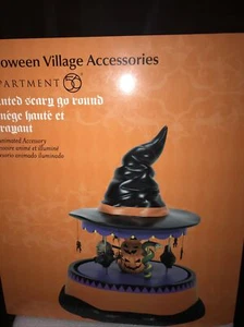 Halloween animado Department 56 Haunted Scary Go Round 6009817 nuevo en caja - Imagen 1 de 4