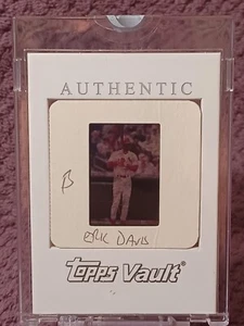 Eric Davis Topps Vault Authentic 35mm Original Negative Slide 1/1 Cardinals - Picture 1 of 3