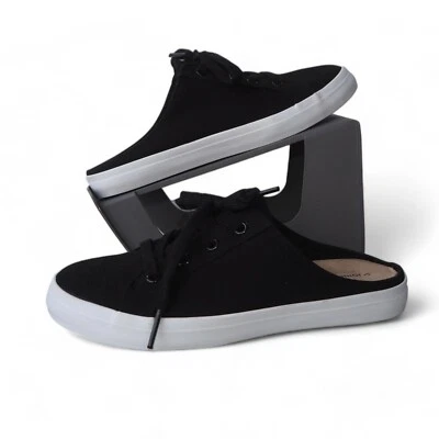 St. John's Bay Boating Memory Foam Slip-on Casual Mules Black Women's 8M - Image 1 of 4