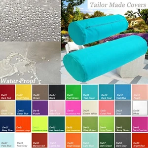 TAILOR MADE*Bolster Cover*Waterproof Outdoor Yoga Neck Roll Long Tube Case Dw08 - Picture 1 of 18