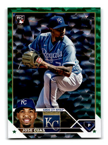 2023 Topps Update Jose Cuas Rookie RC #US246 (Green Ice Foil /499)