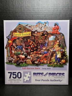 Bits And Pieces 750 Pieces Fall Harvest Barn - Image 1 of 4