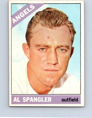 VINTAGE BASEBALL CARD  TOPPS 1966 AL SPANGLER  LOS ANGELES ANGELS  NO32 - Image 1 of 2