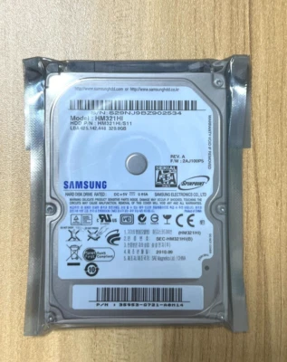 NEW 320GB Samsung Spinpoint HM321HI HM321HI/SON 2.5" SATA Hard Drive - Image 1 of 4