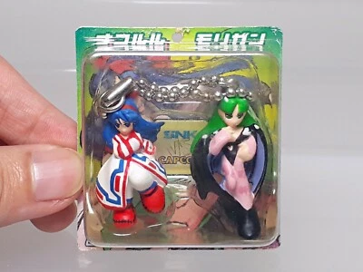 The King of Fighter KOF SNK VS CAPCOM Nakoruru Morrigan Keychain Figure 1.2in - Image 1 of 4