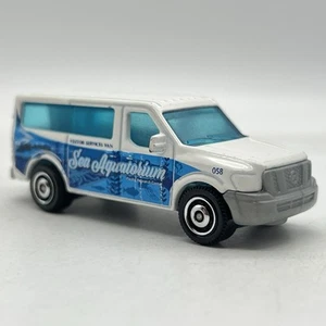 Matchbox 2014 Nissan NV Van Bianco Sciolto 2020 MBX Acquario Mare Costiera - Foto 1 di 8