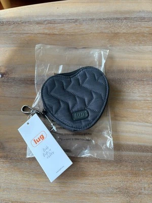 Lug Heart Pouch Zip Coin Pouch / Clip para llaves - NUEVO - LEER LA MEDIDA A CONTINUACIÓN Foto 1 de 4