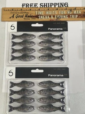 LOT OF 2 New 6th Sense Panorama 2.8 FISHING LURES LIVE CRAPPIE COLOR NIPS - Image 1 of 3