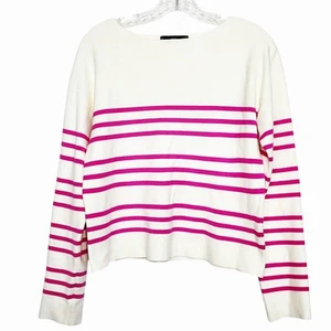 Maglione Mango MNG donna taglia M pullover a righe manica lunga maglia maglione nautico. - Foto 1 di 7