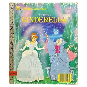 Vintage Walt Disney Cinderella Little Golden Book 103-57 1984 Golden Press Kids - Picture 1 of 10