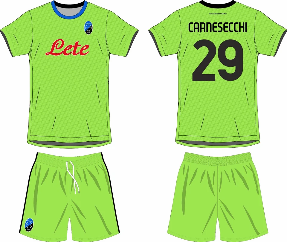 Completo Calcio Atalanta Portiere Nome Numero Personalizzabili Gratis No Reso - Immagine 1 di 1