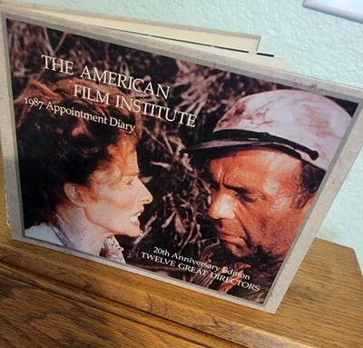 The American Film Institute 1987 Appt Diary 20th Anniv Twelve Great Directors HB - Image 1 of 4