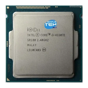 Intel Core I3 4330TE LGA1150 LGA 1150 SR180 CPU Processor 2,40GHZ 2C/4T Tray - Picture 1 of 5