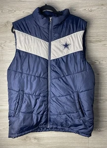 NFL Dallas Cowboys Puffer Weste Navy Herren Größe XL Football - Bild 1 von 6