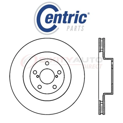 Centric Disc Brake Rotor for 2003-2006 Subaru Baja 2.5L H4 - Kit Set Braking cs - Image 1 of 4
