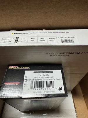 PowerStop KOE3127 后刹车套件转子和陶瓷垫适用于讴歌 TSX 和本田 Acc — 第 1/2 张图片