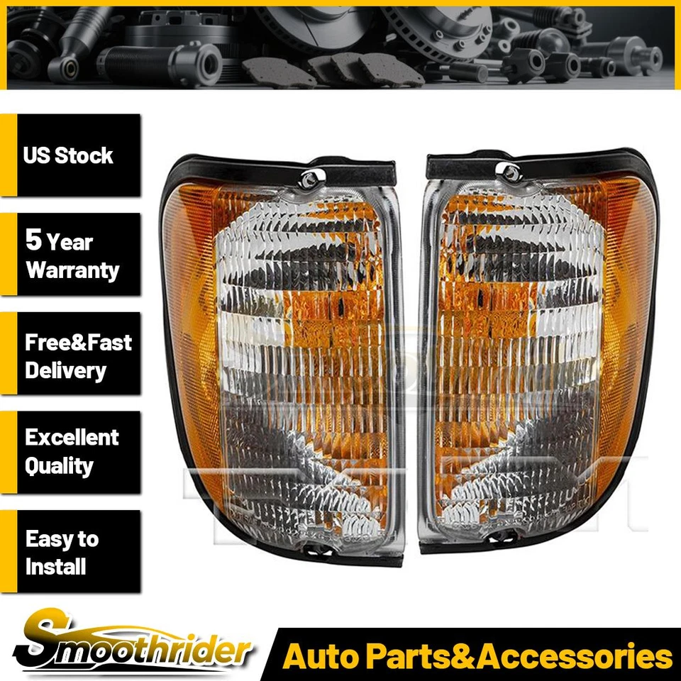 2x luz de estacionamiento/lateral izquierda derecha para Ford E-150 Econoline 1992-2002 TYC 2x Foto 1 de 4