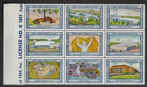 USA Officially Licensed Poster Stamps — 1939, New York World's Fair — Ref. 2089 - Picture 1 of 2