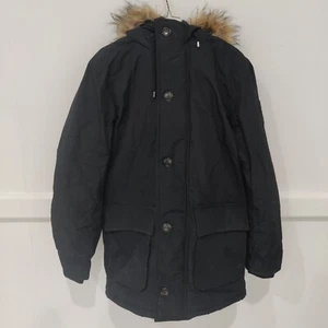 NWoT DEFECT English Laundry Men's Heavyweight Parka Black Size M $190 4B260 - Picture 1 of 3