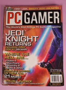 PC Gamer Magazine Jedi Knight Cover May 2000 Vol 7 No 5 No CD - Picture 1 of 9