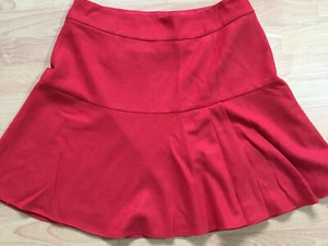 BODEN red wool mix suzy. skater skirt size 14R. NEW WG623 - Picture 1 of 3