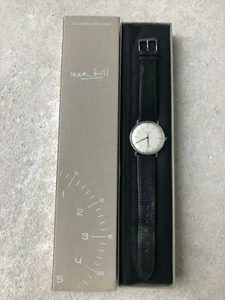 Junghans Max Bill Armbanduhr Herren Handaufzug Stundenstriche Ledrarmband unisex - Bild 1 von 10