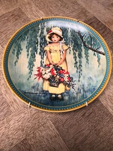 Knowles Easter plate 1986 with wall hanger - Picture 1 of 2