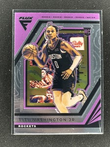 2022-23 Panini Flux -  TyTy Washington ROOKIE Card # 247 Base Rockets