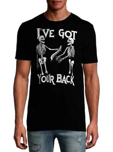 Trick or Treat Halloween T Shirt Small I've Got Your Back Mens Womens Skeleton - Picture 1 of 1