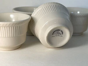 Set of 6 Vintage Shenango Ramekins, Thick Ceramic Porcelain Diner Style Custard - Picture 1 of 6