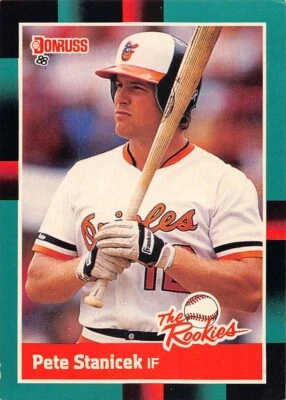 1988 Donruss The Rookies - #15 Pete Stanicek (RC) - Image 1 of 2