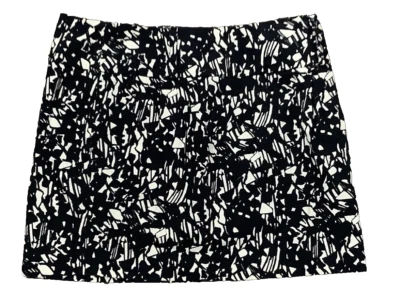 Falda Twenty One para mujer mediana negra blanca diseño abstracto usada en excelente estado Foto 1 de 2