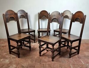 A Set Of Six Late 17th Century Dining Chairs.